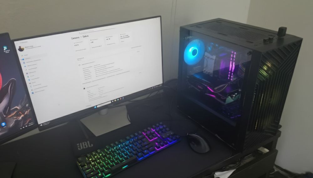 PC Gamer TOP + Monitor Dell 24’’ – i5-12400F • RX 6600 XT • 64GB