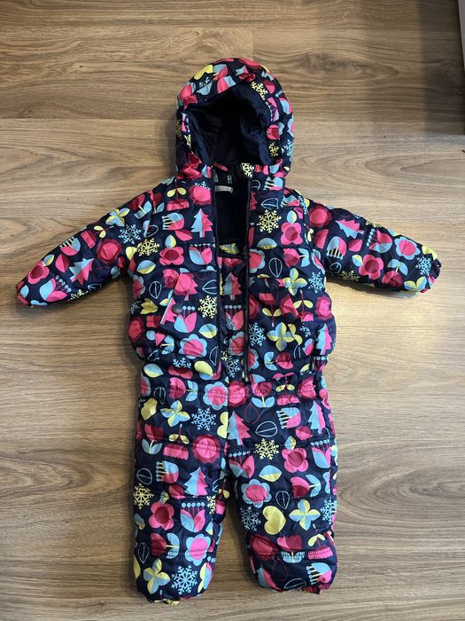 Zestaw zimowy spodnie i kurtka rozmiar 80