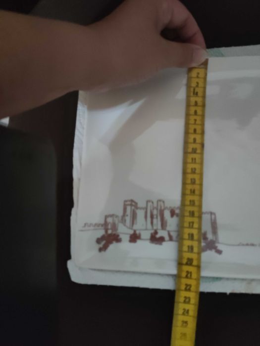 2 Pratos de Porcelana para Queijo "Castelos de Portugal" Novos