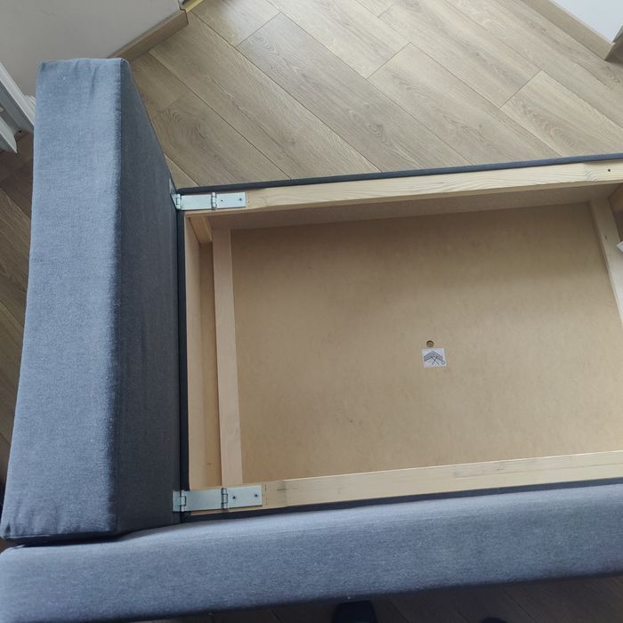 IKEA BYGGET Łóżko pojedyncze jednoosobowe, kanapa sofa