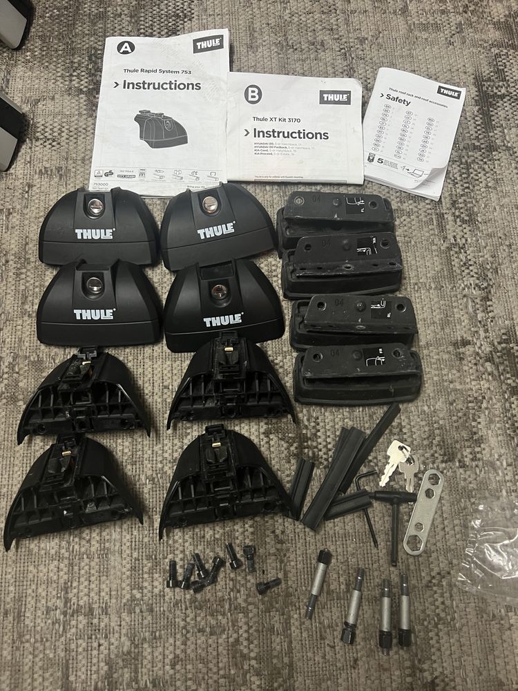 Поперечини багажник кіа Kia Ceed Proceed Hyundai i30 Thule kit 3170