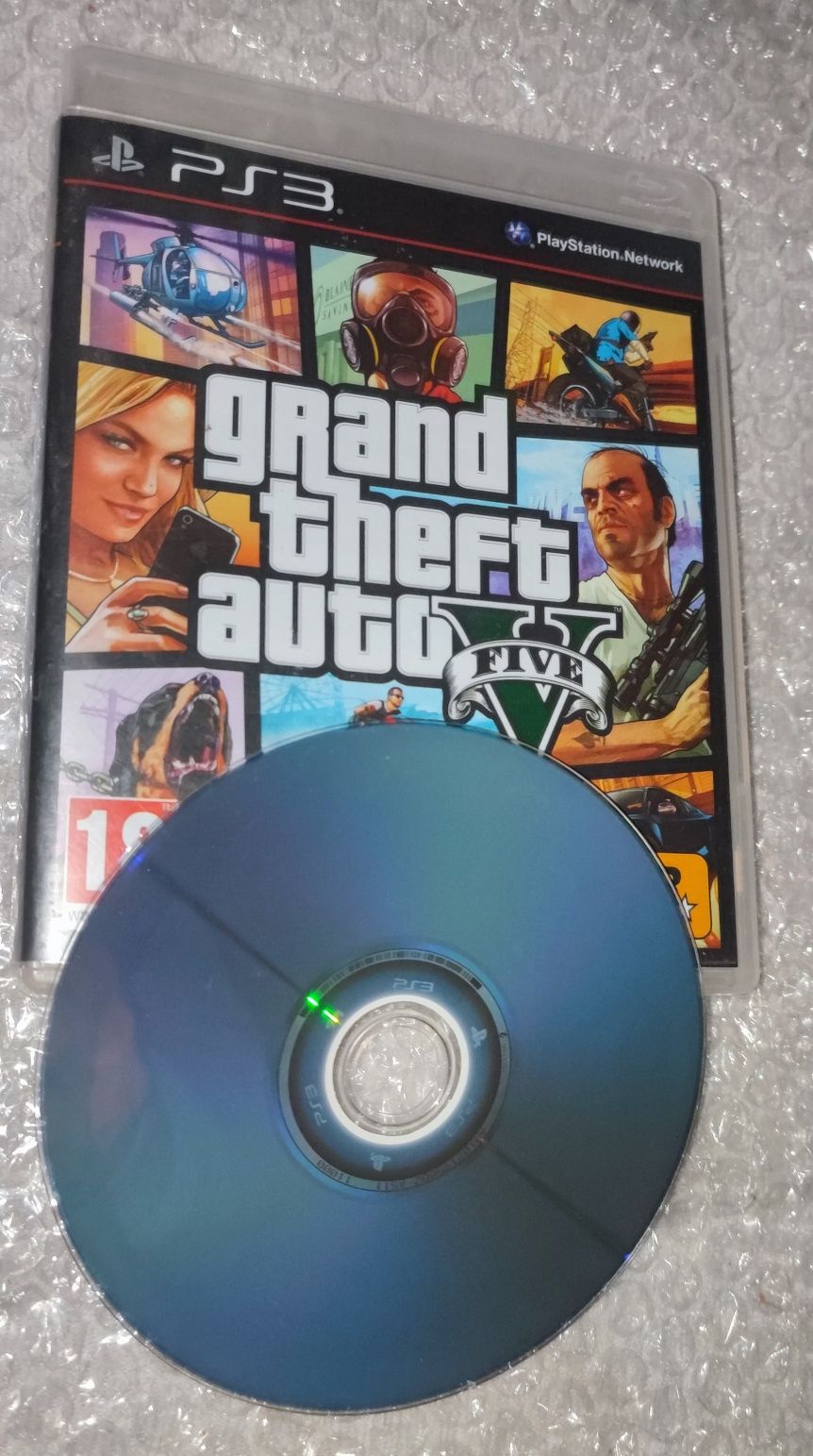 Płyta z grą Grand Theft Auto V (GTA V 5) Sony  Playstation 3 +PS3 orig