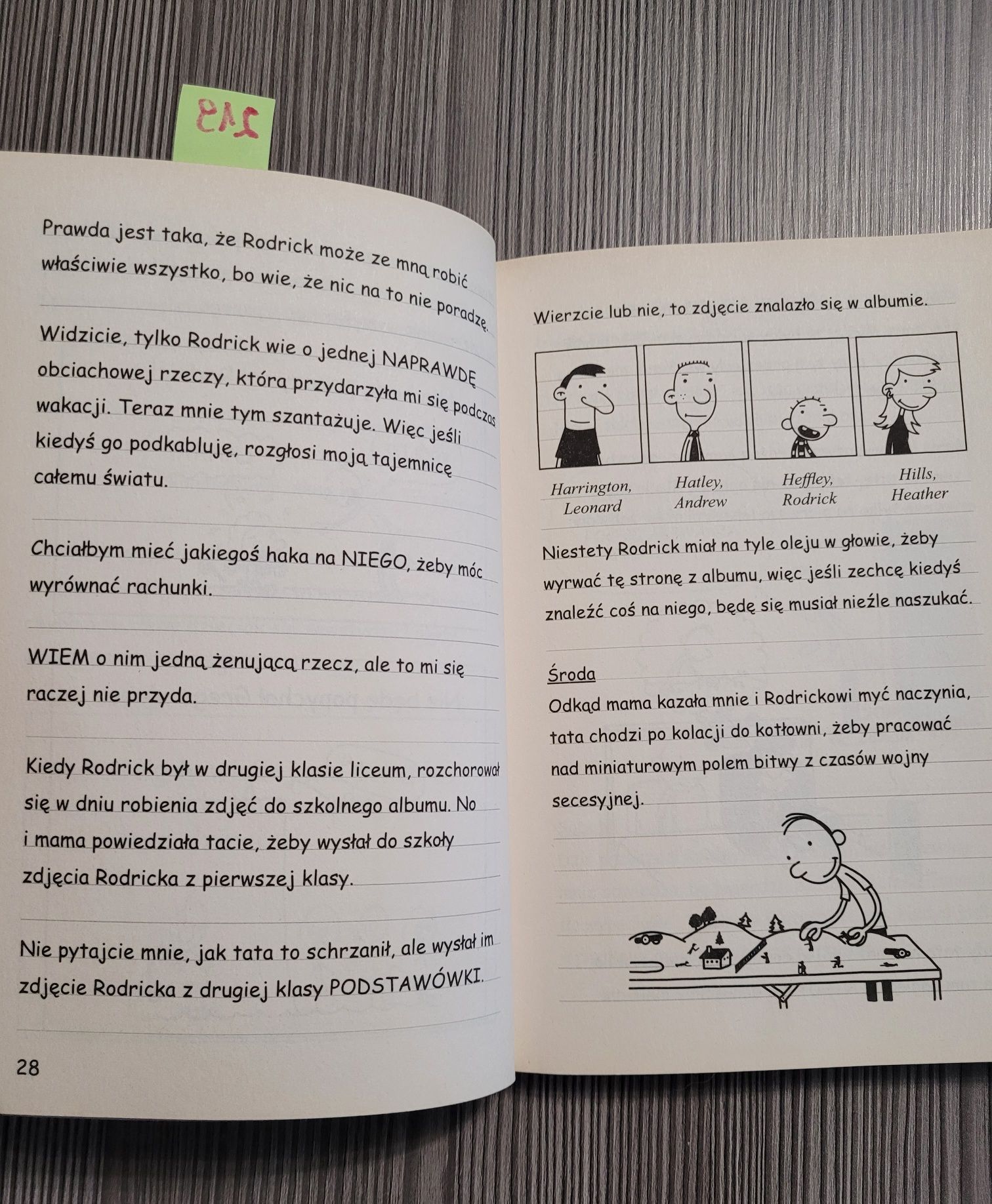 219."Dziennik Cwaniaczka- Rodrick rządzi" Jeff Kinney