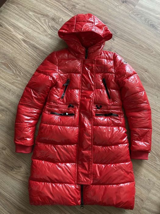 Пальто зимове лакове