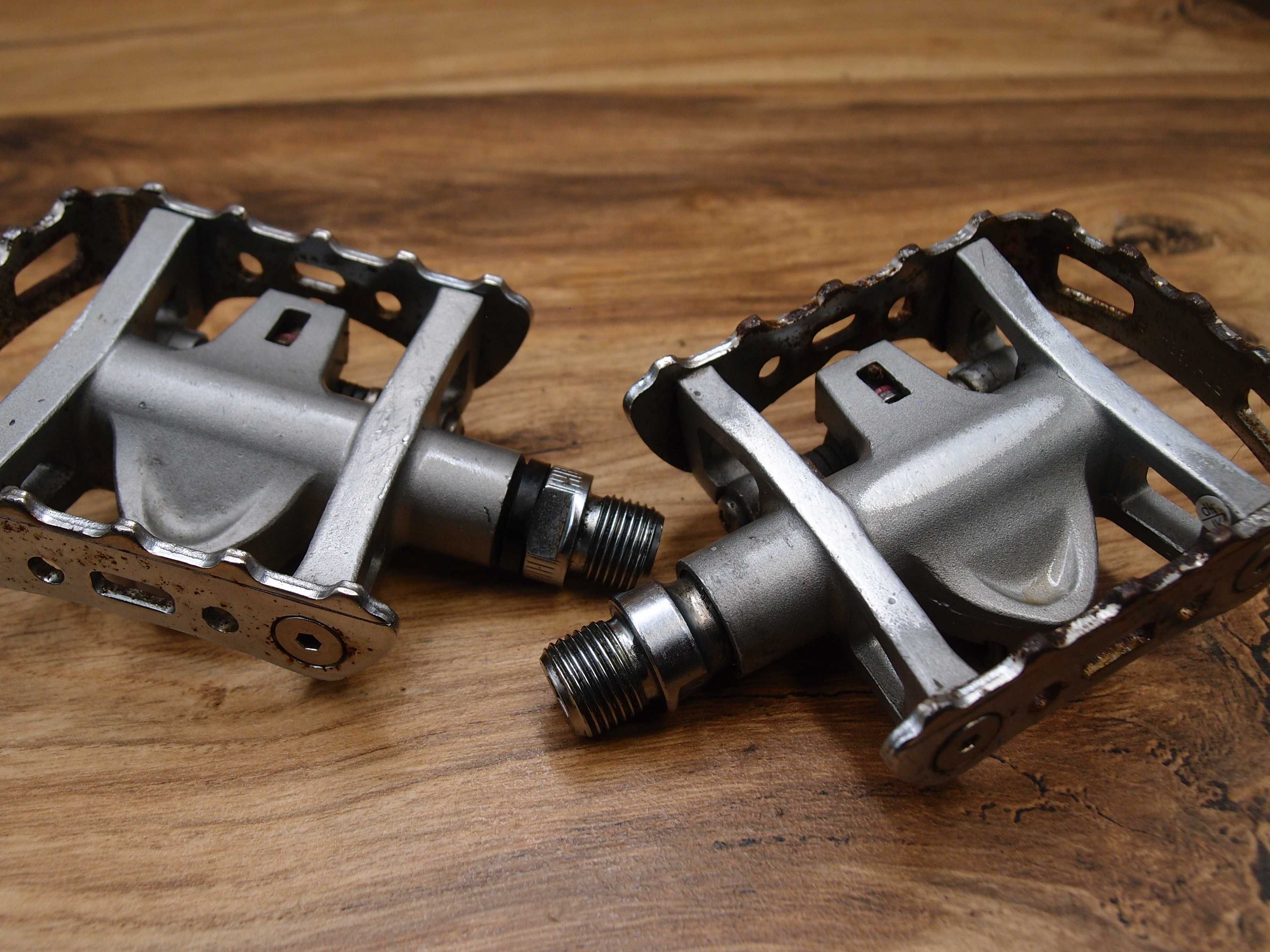 pedały rowerowe Shimano PD-M324 SPD platformowe retro MTB