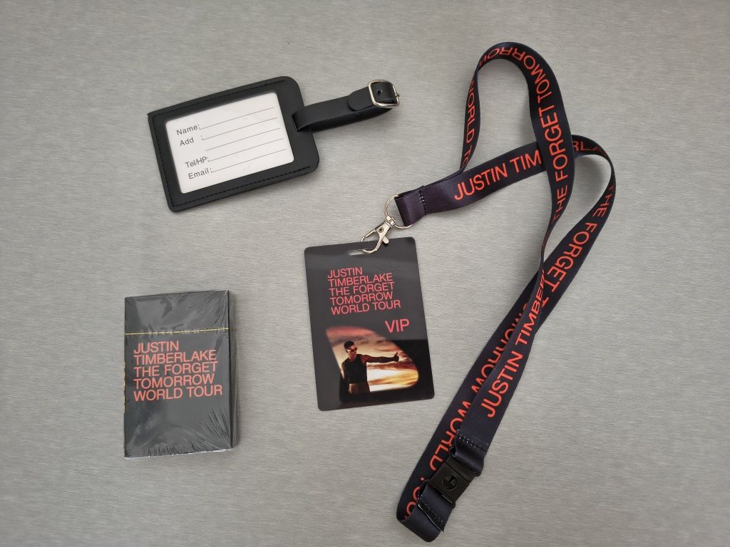 Justin Timberlake VIP merch z koncertu Kraków