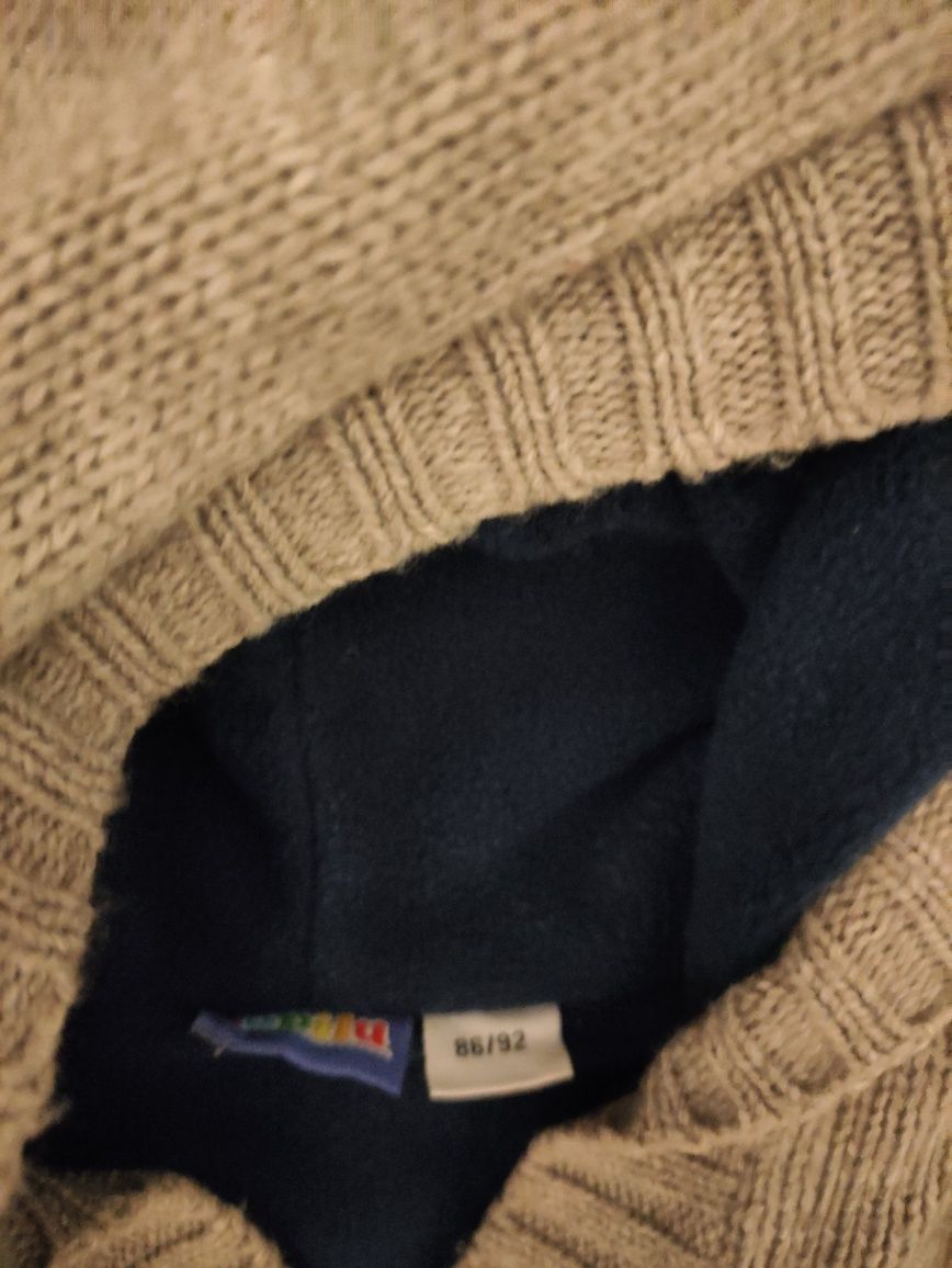 Bluza bluzka kurtka sweter sweterek ocieplana rozmiar 86/92super stan
