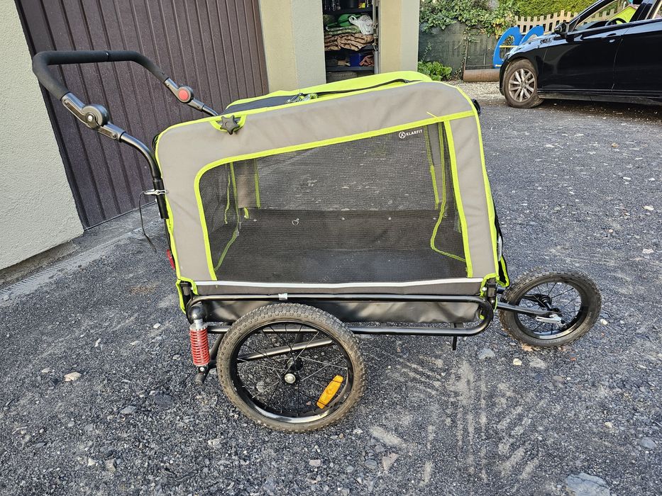 Przyczepka rowerowa klarfit nieużywana