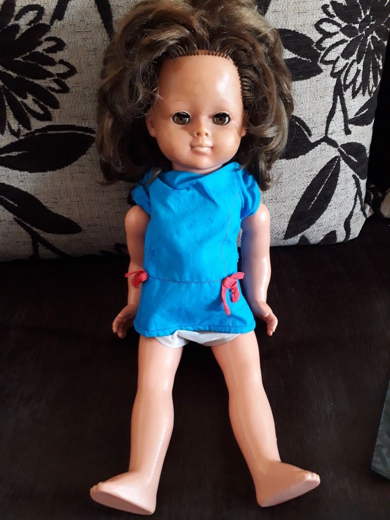 Stara niemiecka lalka płacząca 40 cm. Retro lata 70 te