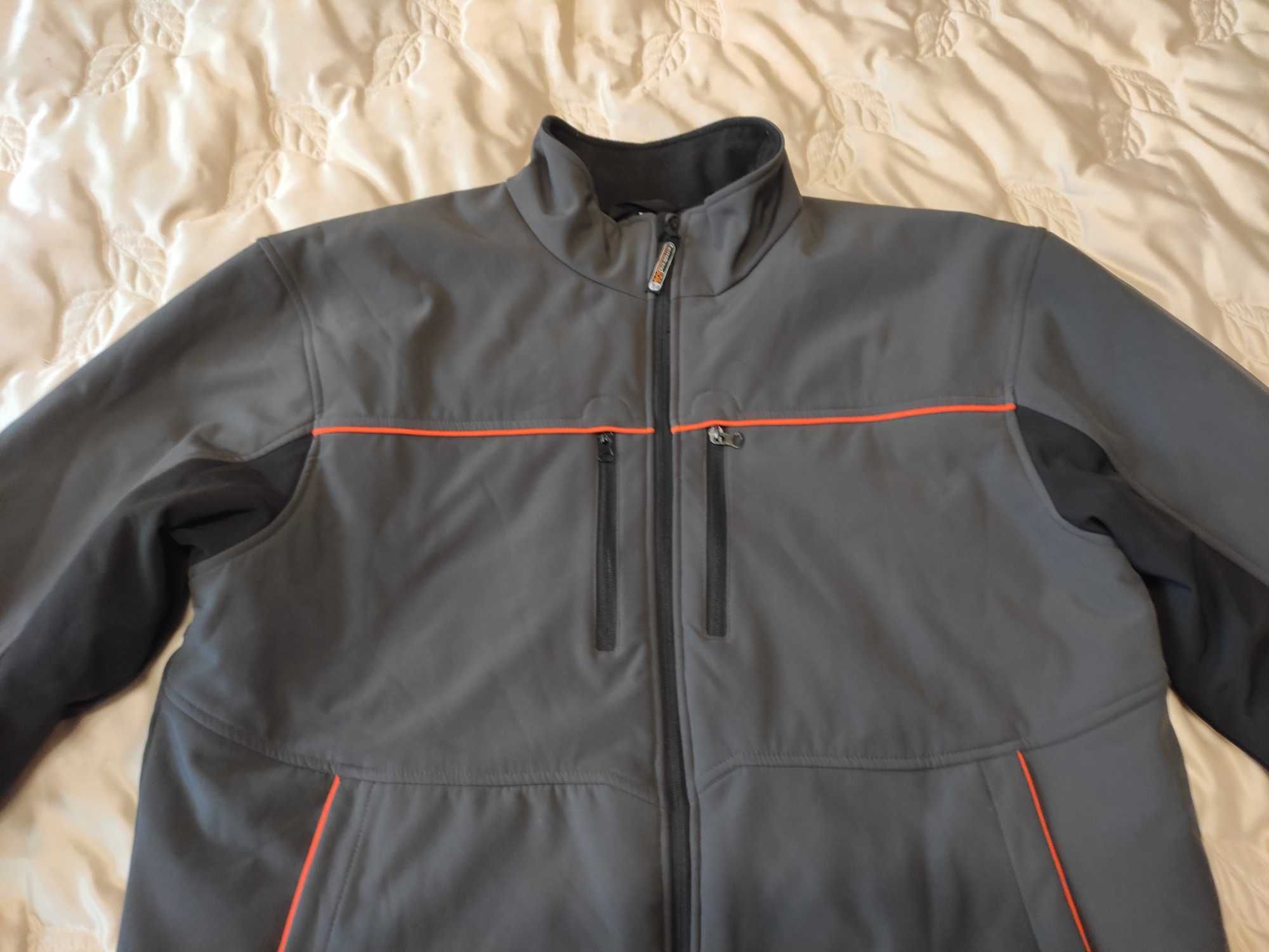 Męska kurtka robocza softshellowa softshell Terratrend Job r. XL bdb