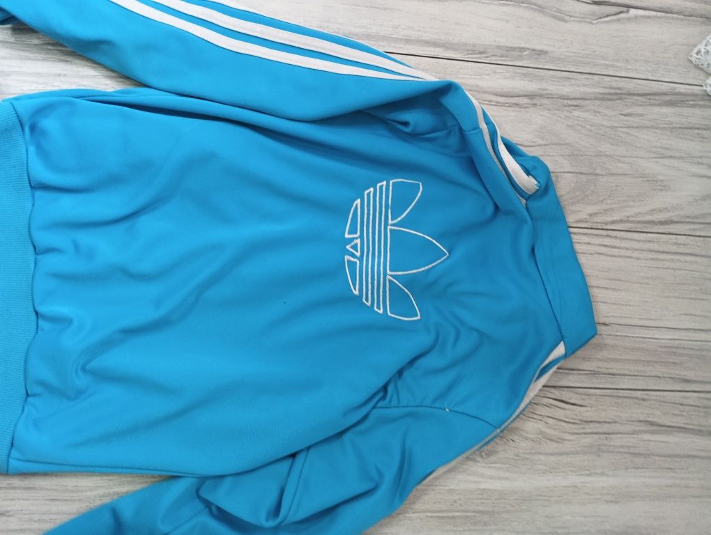 Dwie oryginalne bluzy adidas +jedna puma r.140-152