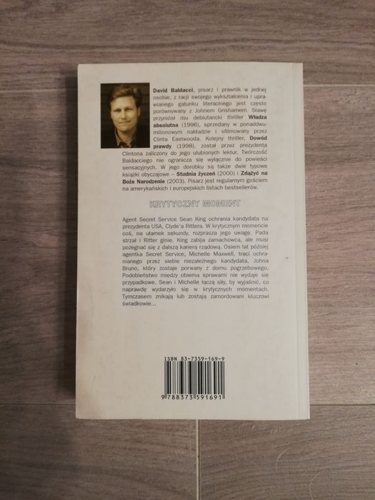 David Baldacci "Krytyczny moment"
