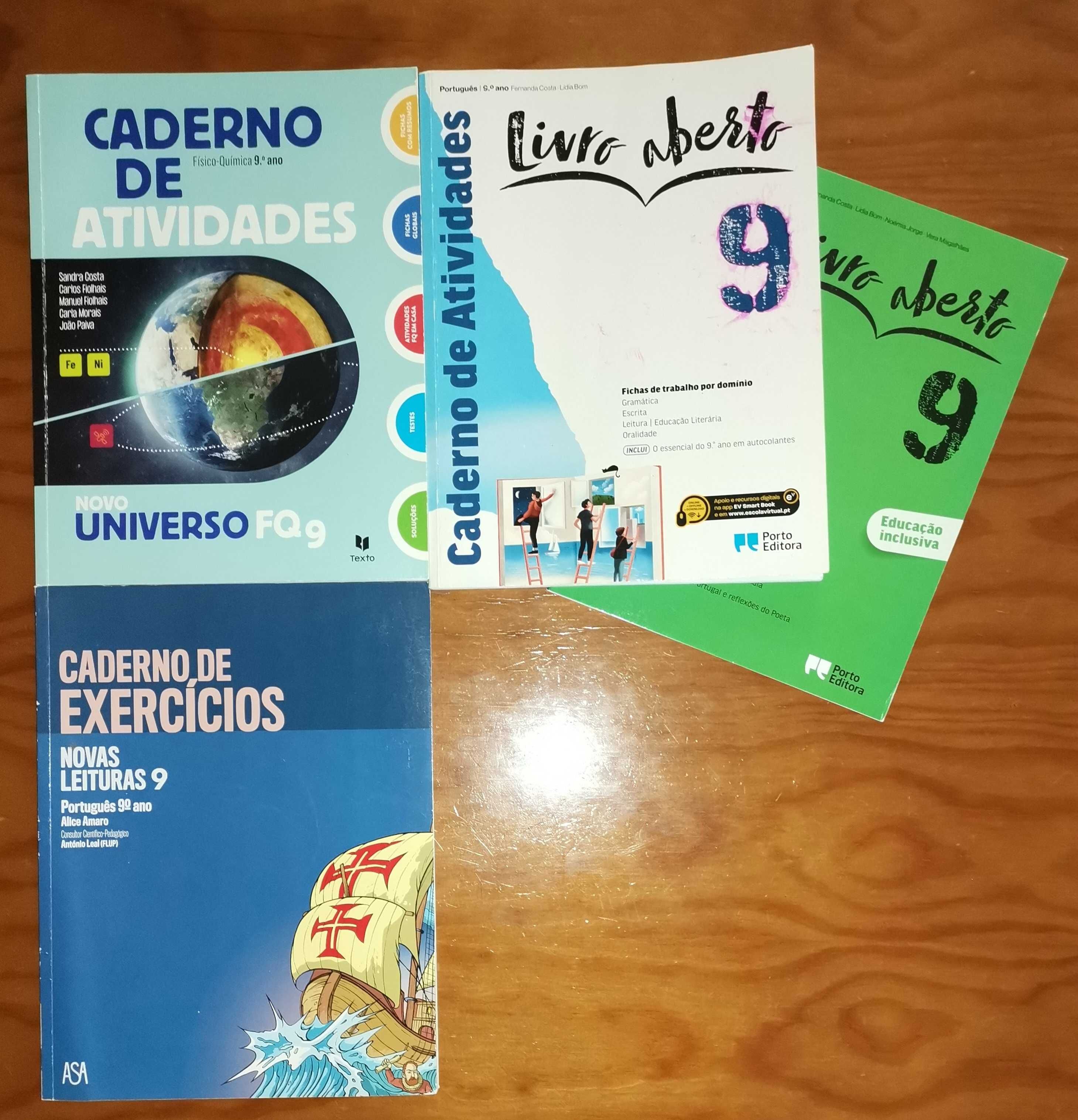 Cadernos de atividades 9 ano