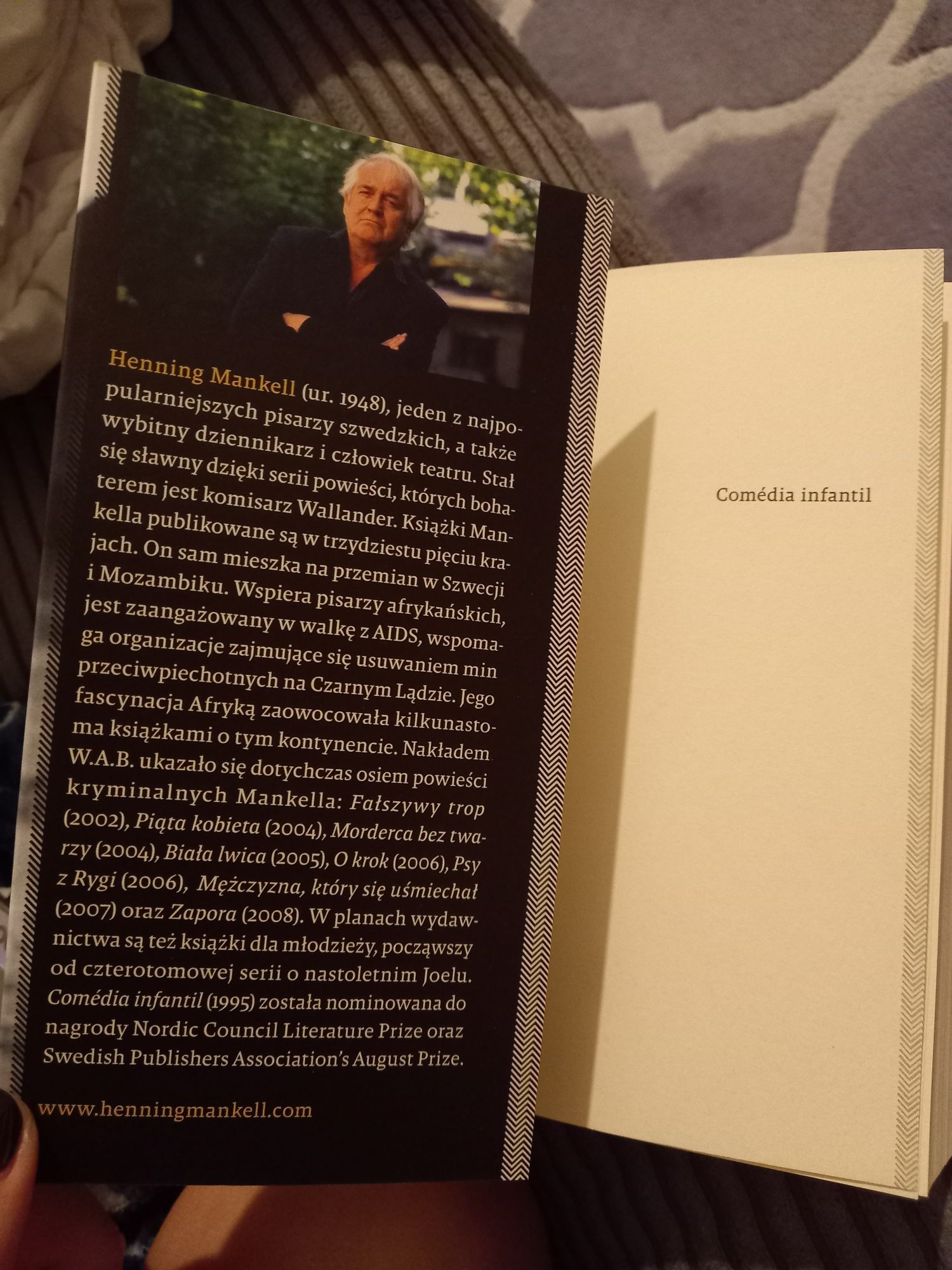 Comedia infantil Henning Mankell,nowa,Łódź