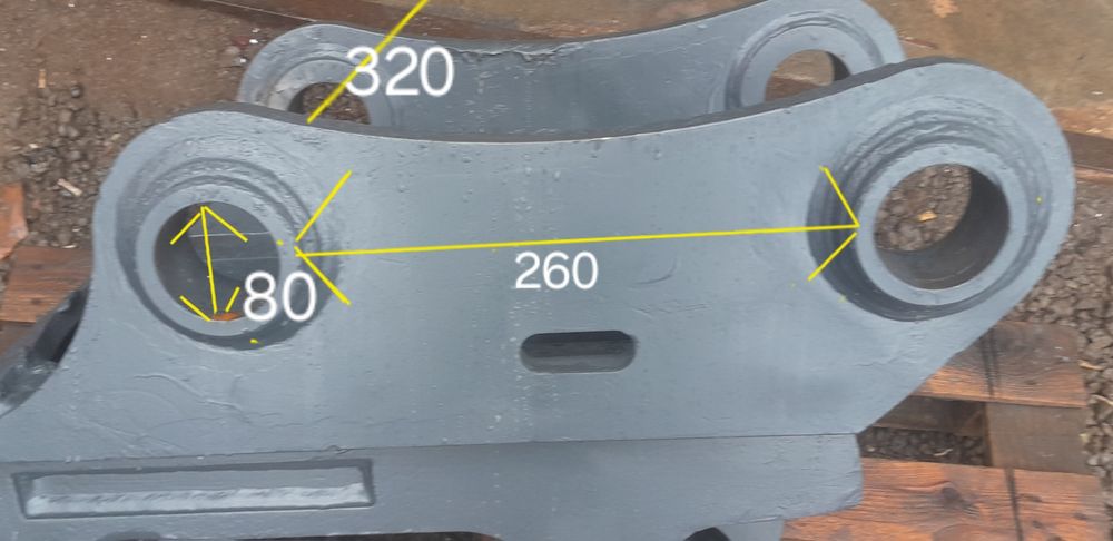 Szybkozłącze hydrauliczne s80 komatsu cat volvo