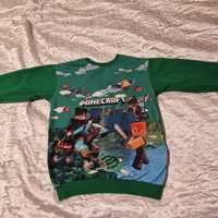 Bluza zielona minecraft 122 cm