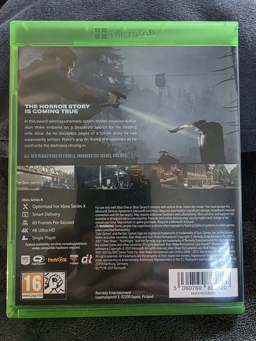 Alan Wake Remastered "polskie Napisy"