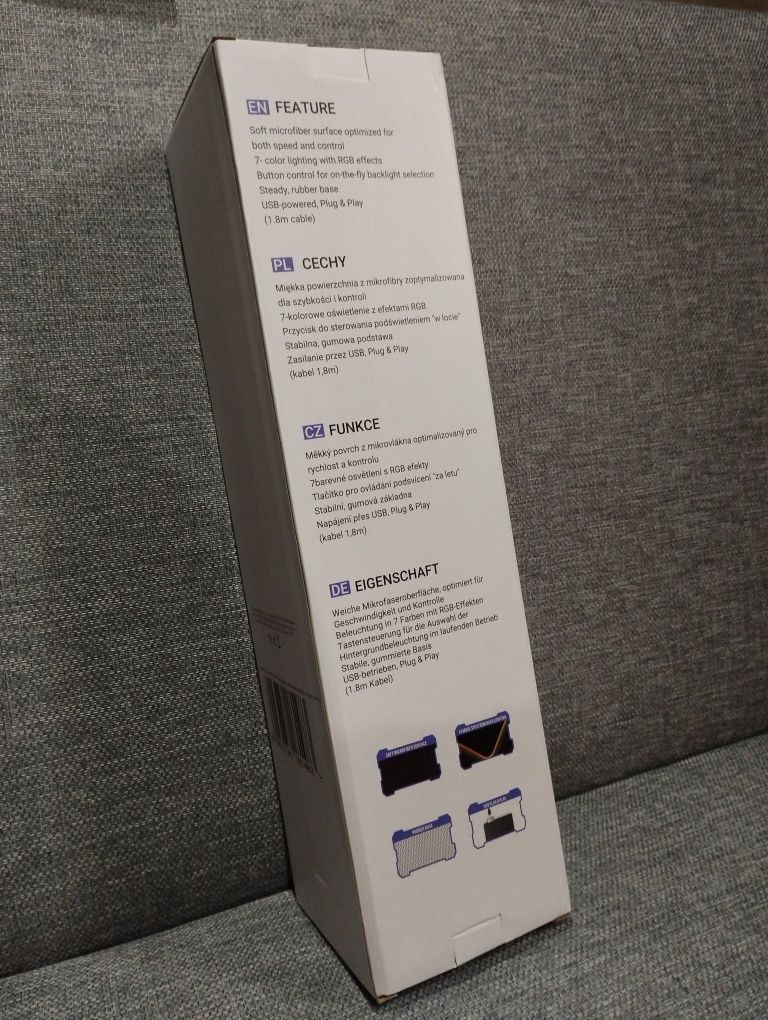 Podkładka Mozos Gaming-MP RGB