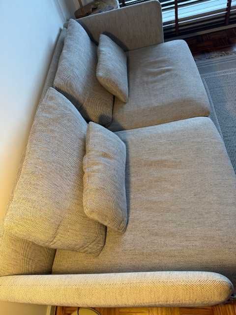 Sofá de 3 Lugares SÖDERHAMN "IKEA" Viarp bege/castanho