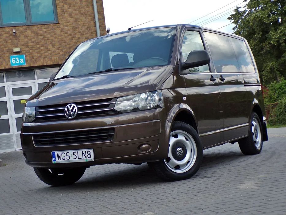 Volkswagen Transporter Brygadówka (6 miejsc) TDI 140KM Automat DSG / KLIMA / 2010r.