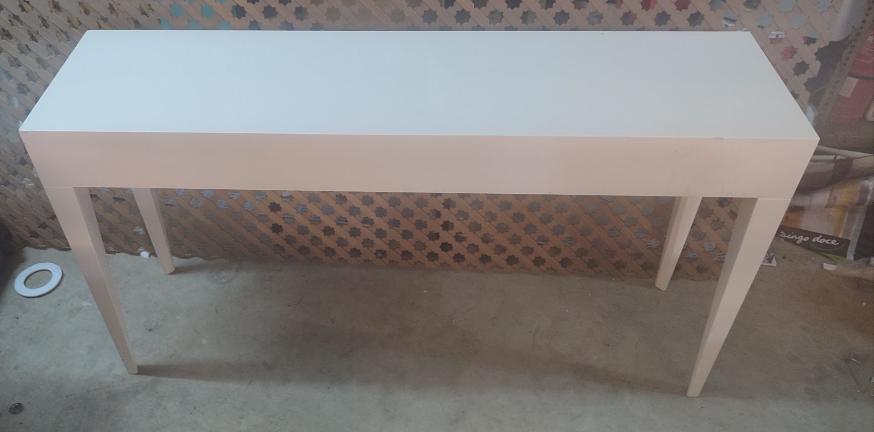 Consola branco lacado
