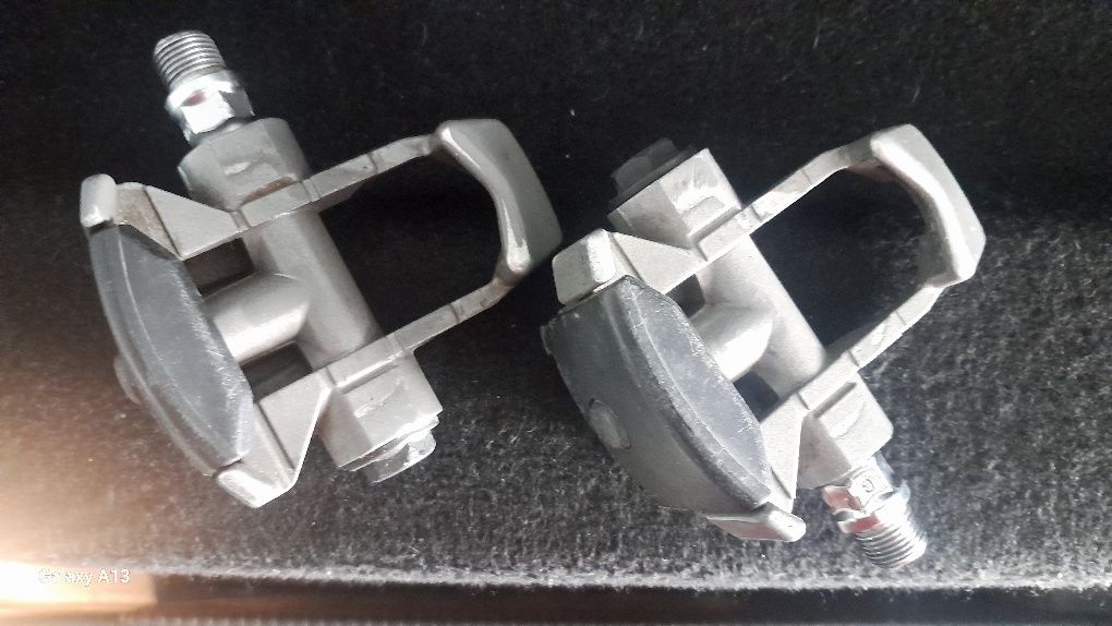 Pedais encaixe bicicleta estrada (Shimano SPD SL Made in France)