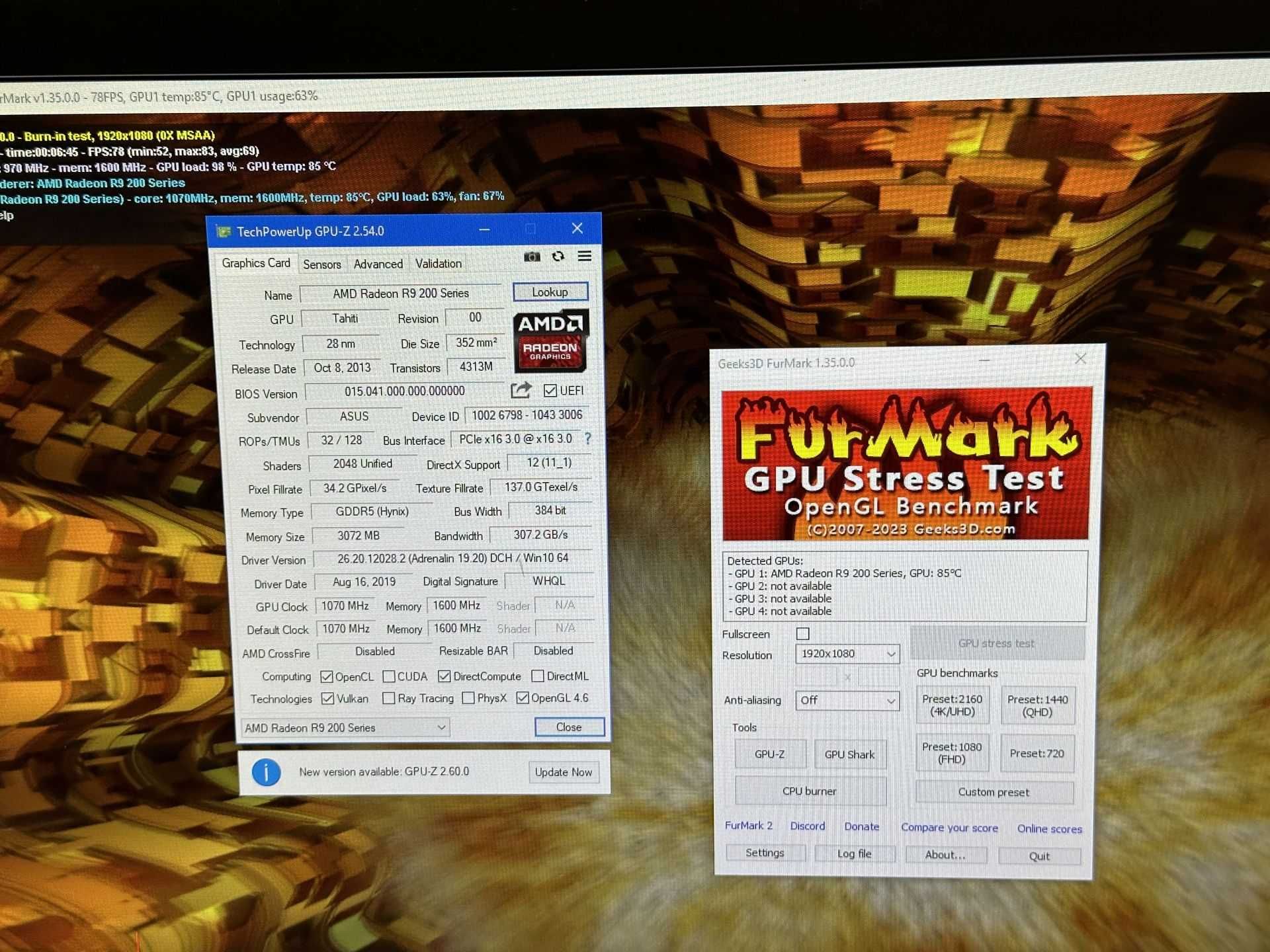Asus  R9 280X 3gb GDDR5