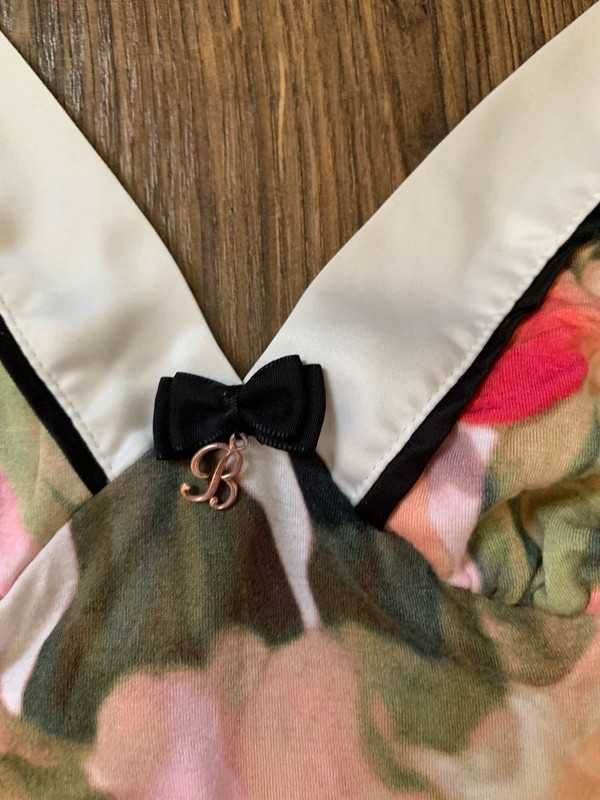 Ted Baker bieliźniany top koszulka nocna w kwiaty letnia z wiskozy S M