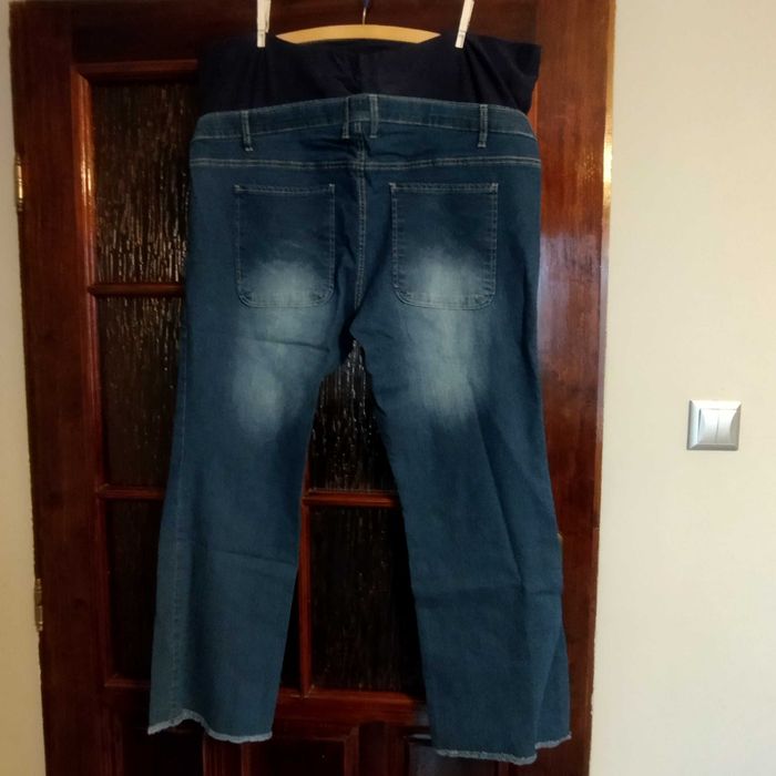Spodnie NOWE ciążowe 50 dżinsy jeansy duże Bonprix plus size nadstawka
