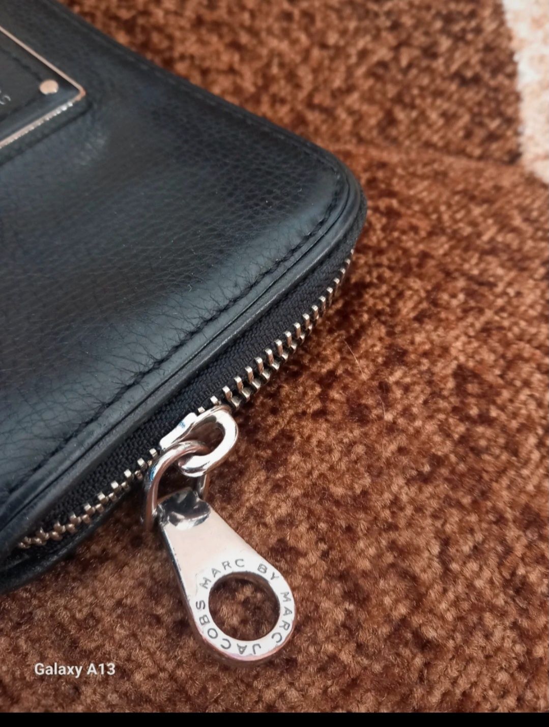 Duży oryginalny portfel Marc Jacobs skóra cielęca