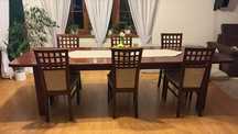 Stół rozkładany do salonu.
