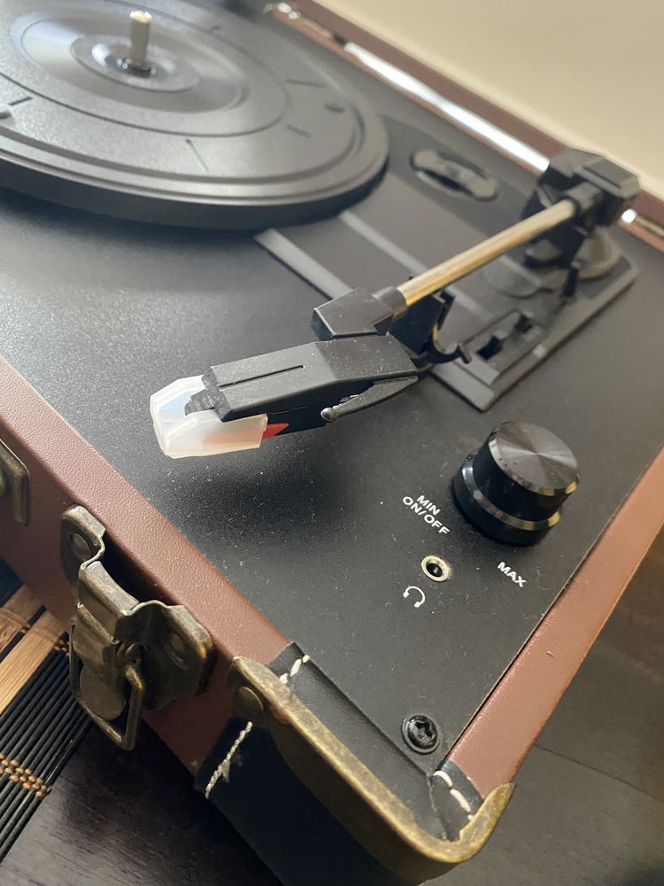 Crosley Vinyl Player + Logitech sound system