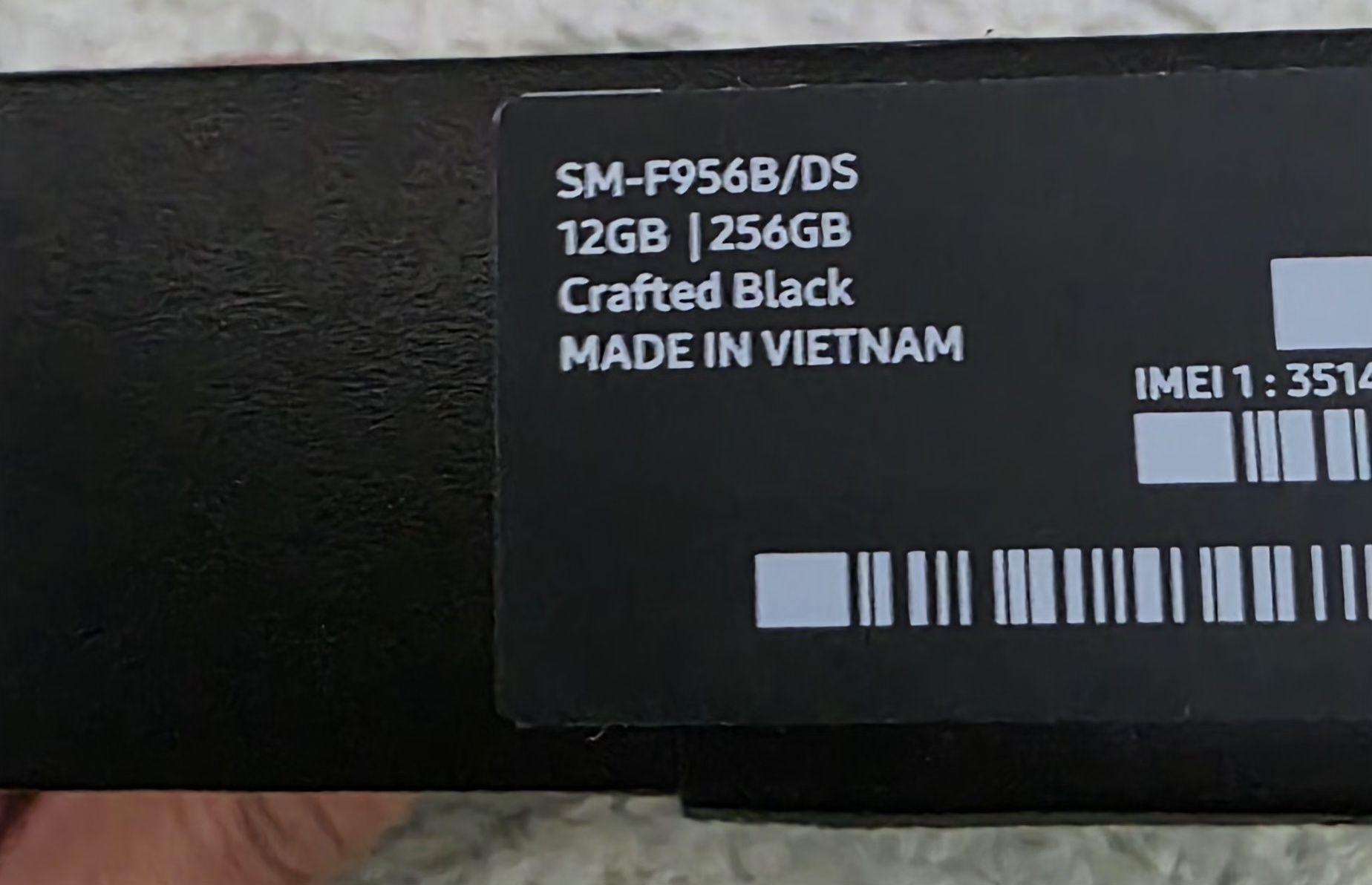 Samsung Fold6 black 256gb