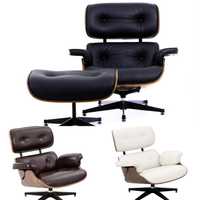 Cadeirão com banqueta EAMES loung chair