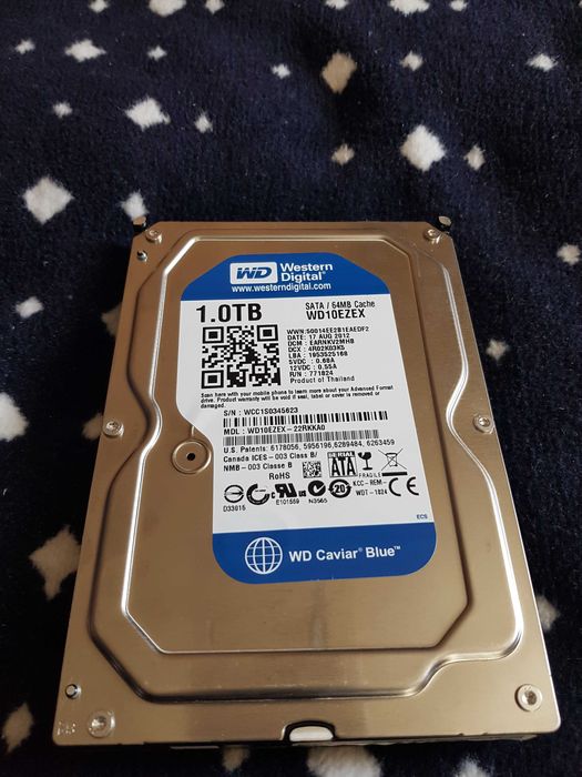 Жесткий диск Western Digital Blue 1TB 7200rpm 64MB WD10EZEX 3.5SATAIII