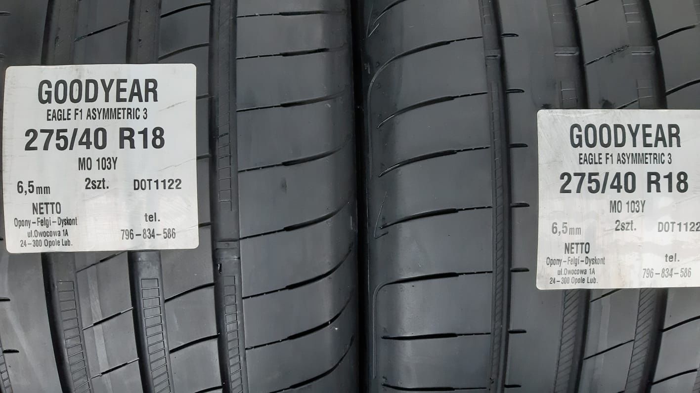 Opony Goodyear 245/45 275/40 R18