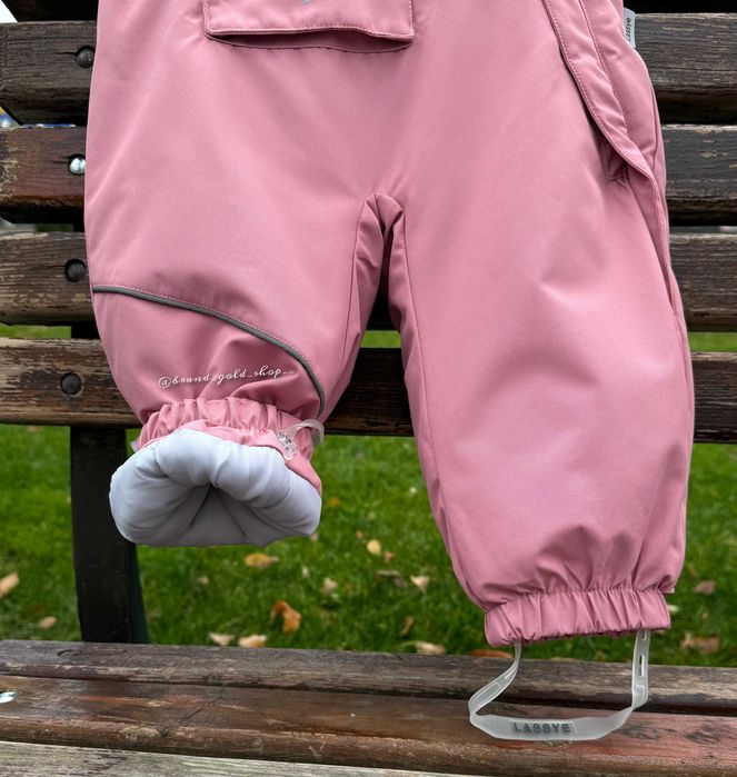 Суцільний зимовий термо комбінезон lassye для дівчинки 74-98