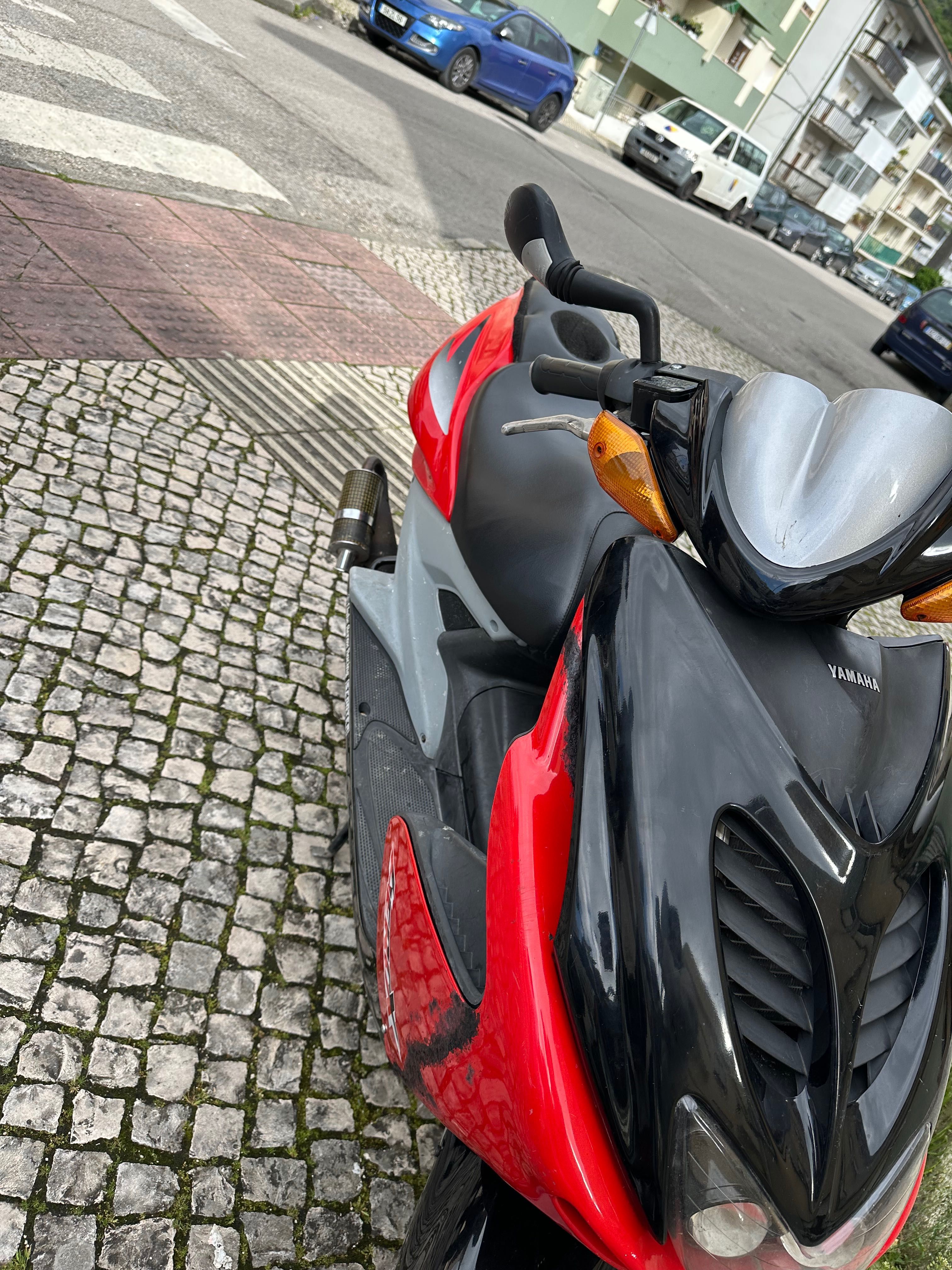 Aerox com kit 70cc a andar bem