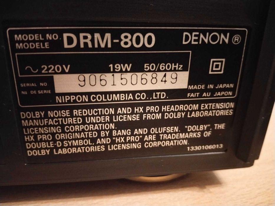 Касетна дека DenonDRM 800