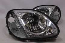 Lampy przednie przód MERCEDES R170 SLK 96-04 H4 CHROM CLEAR TUNING