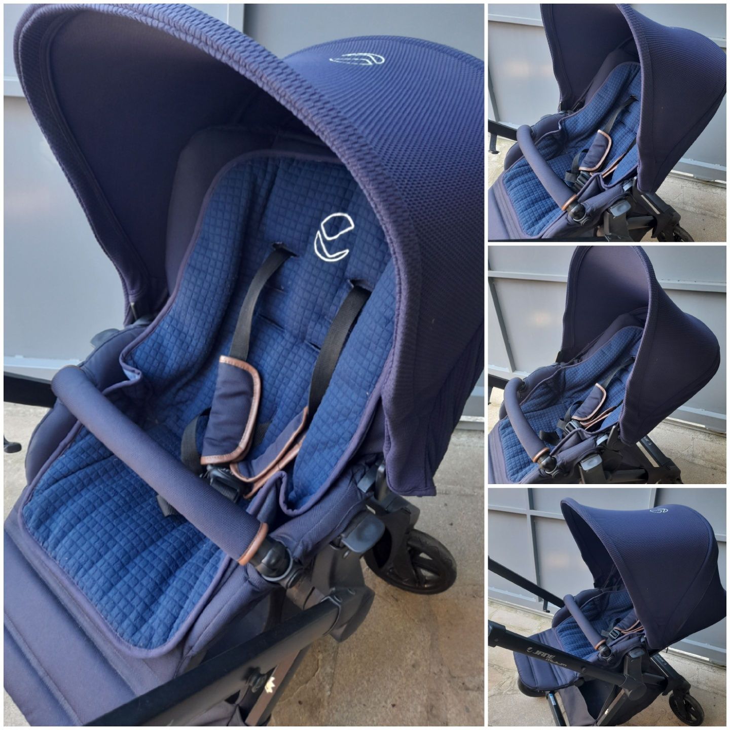 Carrinho de bebé trio Jané muum e matrix + acessórios