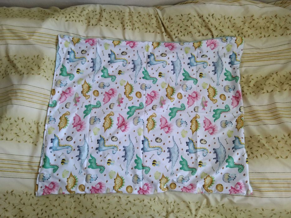 Kocyk dla niemowlaka bawełna z polarem