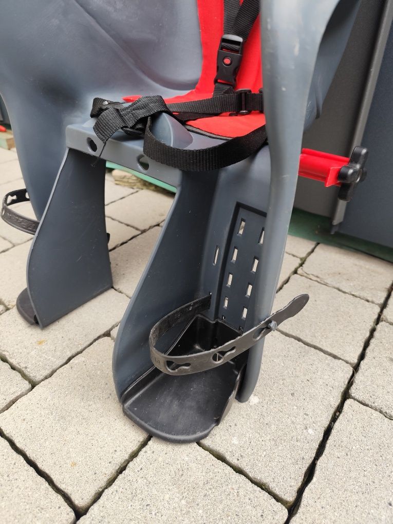 Fotelik rowerowy bagażnik seggiolini
