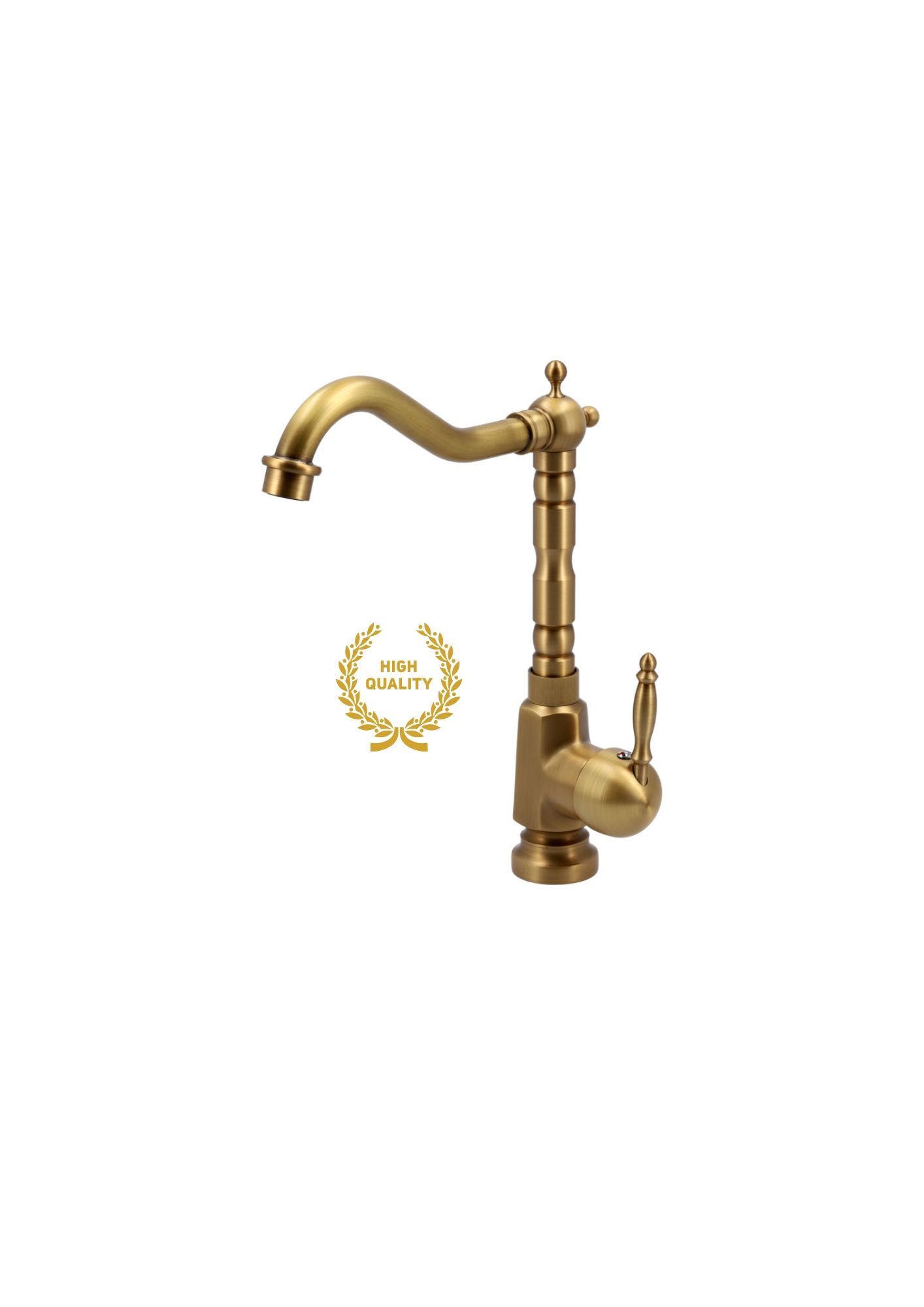 Bateria zlewozmywak umywalkowa RETRO bronze MOSIĄDZ premium Bestseller