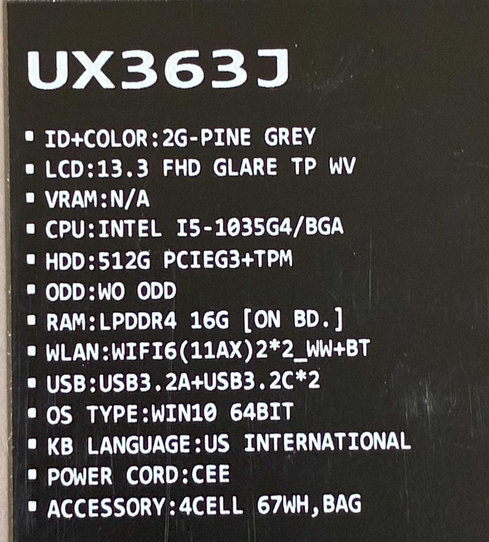 ASUS ZenBook Flip UX363J, ekran 13,3", RAM 16GB, SSD 512GB.