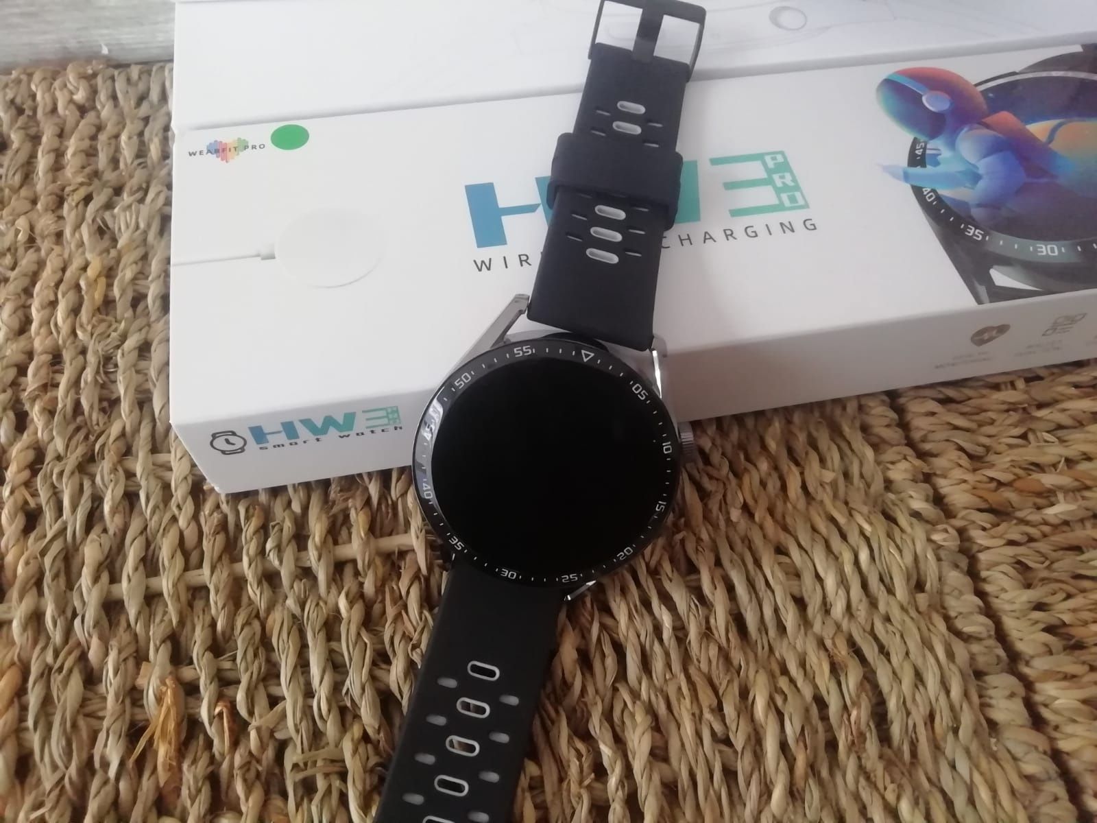 Hw3 Pro Smartwatch com chamadas (novo) preto cinzento