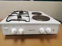 Nablatowa kuchenka gazowo-elektryczna Wrozamet 2,5 kW z elektrycznym z