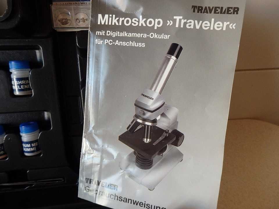 Mikroskop USB TRAVELER, z Cyfrową Kamerą. NOWY.