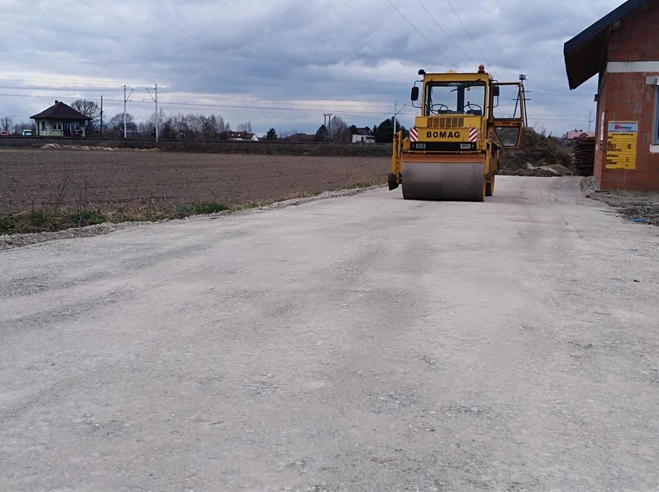 Usługa wynajem walca 7.5 tony