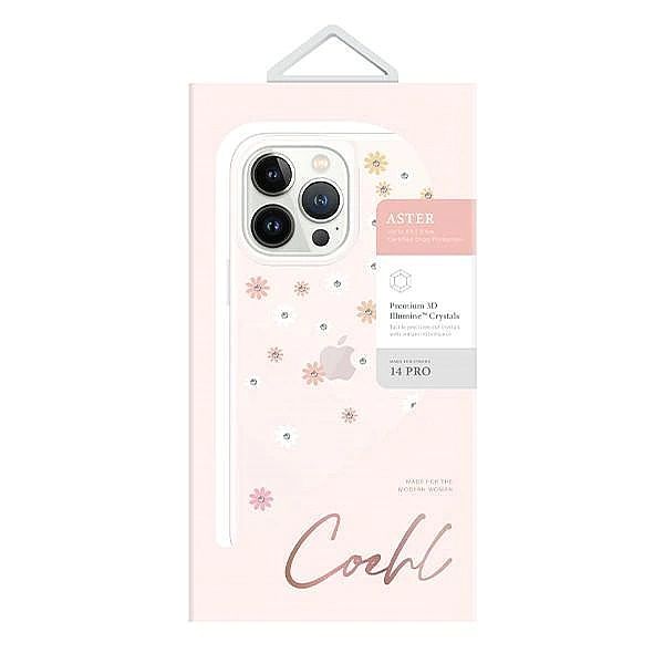 Etui Uniq Coehl Aster na iPhone 14 Pro - różowe